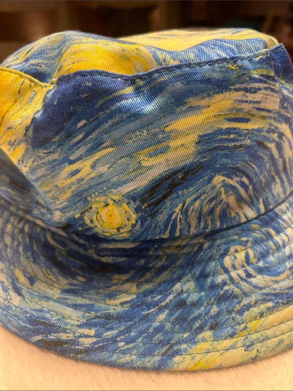 Adult Van Gogh Art Print Bucket Hat